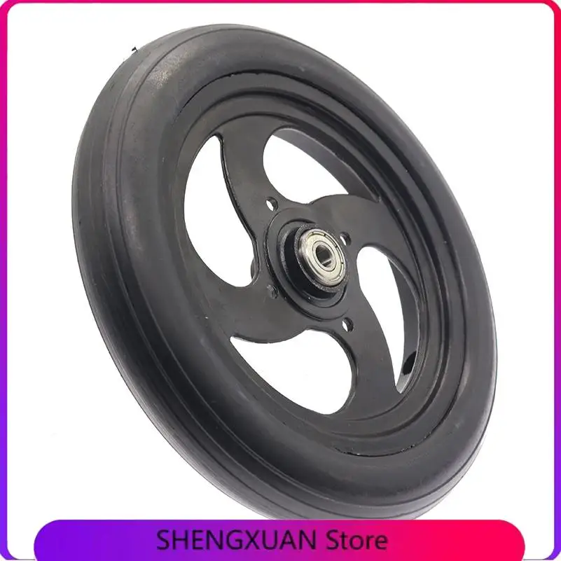 8 Inch Aluminum Alloy Rim & Inner Tube Combo 8x1 1/4 with  Valve Stem for Electric Scooter, Skateboard