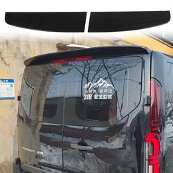 For Ford Transit Custom Mk8 ABS Spoiler 2005-2018 Double Door Car Rear Wing Glossy Black Or Carbon Fiber Look Body Kit runk Boot