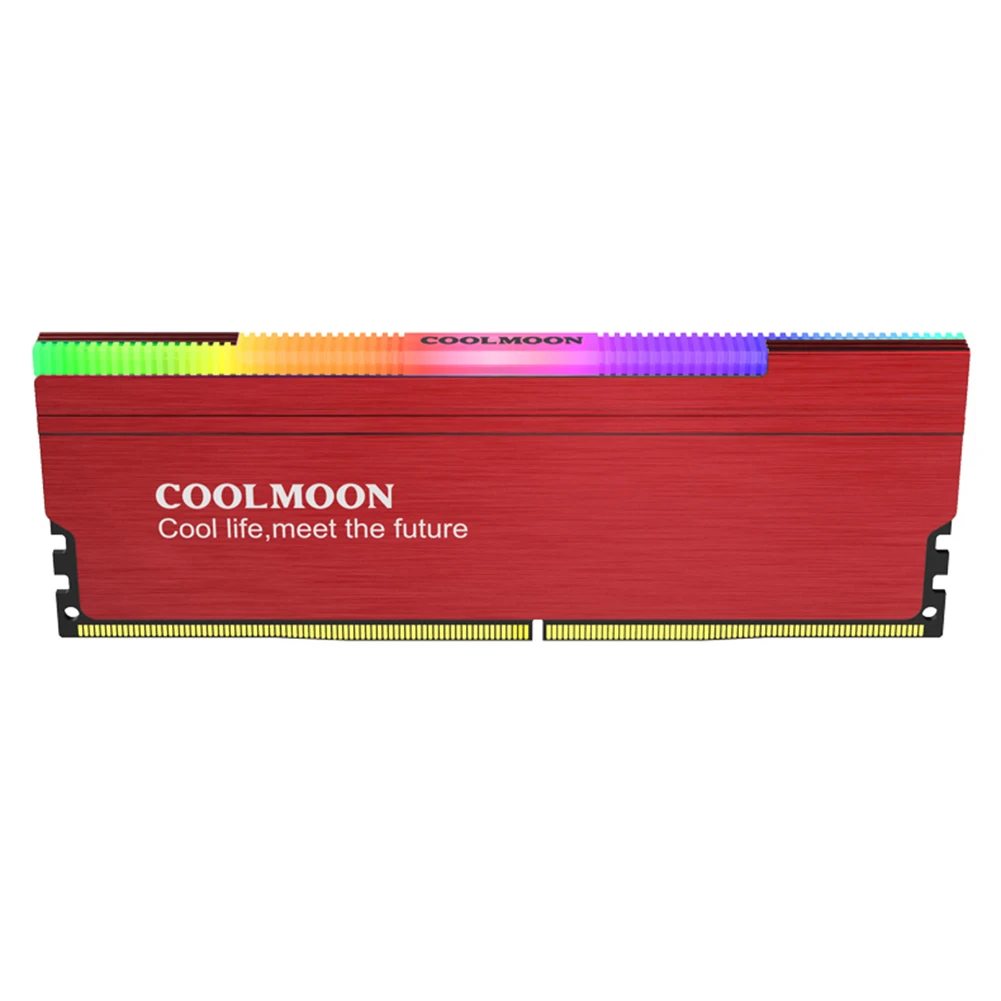 COOLMOON CR-D134S RAM теплорасширитель адресный RGB-кулер памяти для настольного ПК