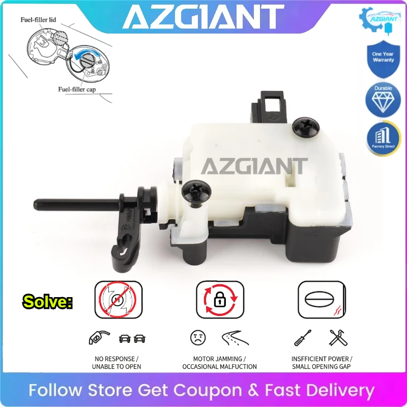AZGIANT Fuel Tank Door Lock Release Actuator Motor 2pin for Benz E-Class W212 E550 E350 Direct Replacement Brand New A2048205397