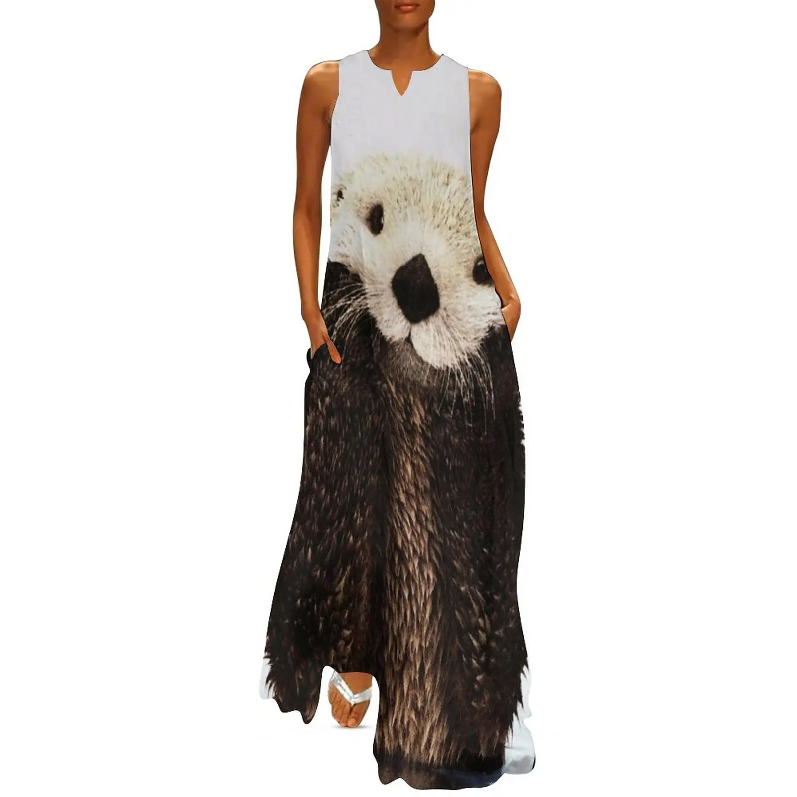 

Otters Gonna Ott Long Dress Summer skirt luxury dress