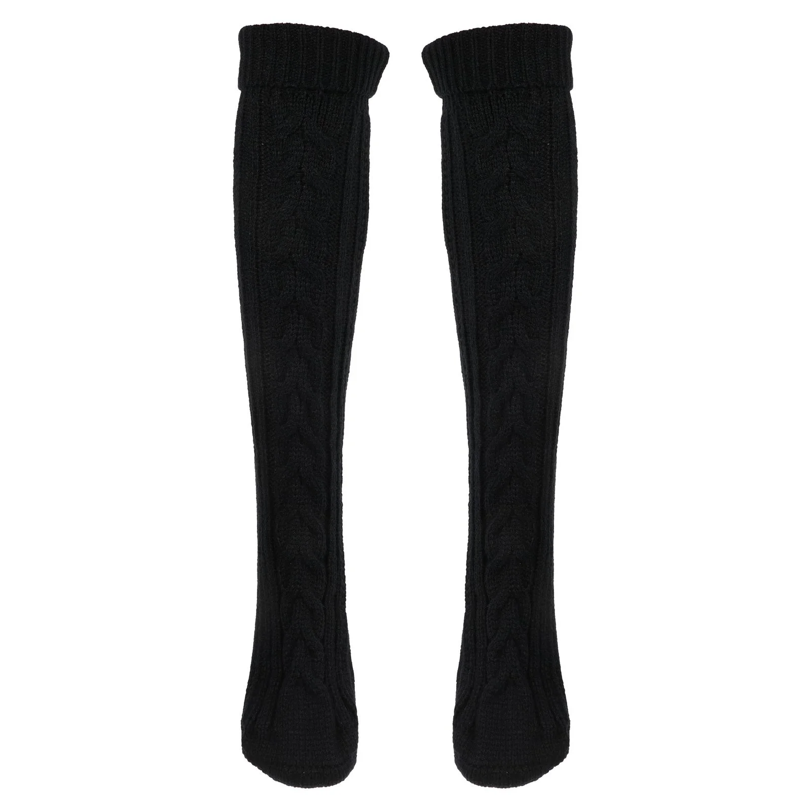 

Twist Socks Winter Stockings Warm for Female Keep Tall Barrel High Tube Knee Acrylic Women Long