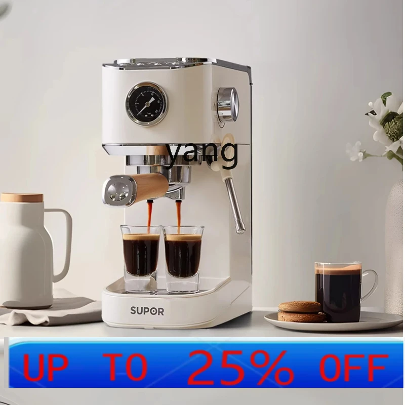 

Ltt Household Small Full Semi-automatic Steam Milk Foaming Machine American Coffee