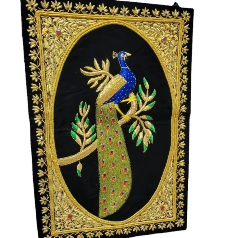 Hand embroidered fabric wall hanging for home decoration collection