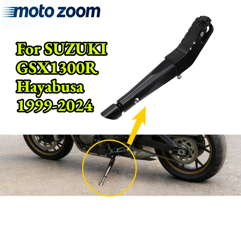 

Kickstand Lowered Motorcycle Adjustable Side Stand GSX Parking Side Stand Kickstand For SUZUKI GSX1300R Hayabusa 1300 1999-2024