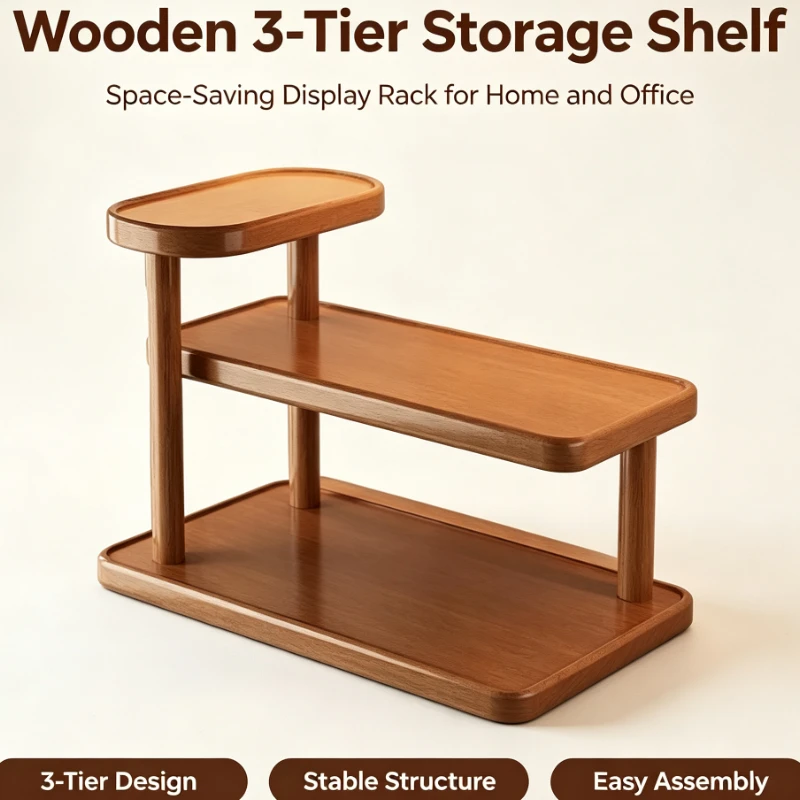 Multi-Layer Entrance Tabletop Rack Dining Table Teacup Water Cup Storage Organizer Countertop Key Holder Tea Set Cup Organizer