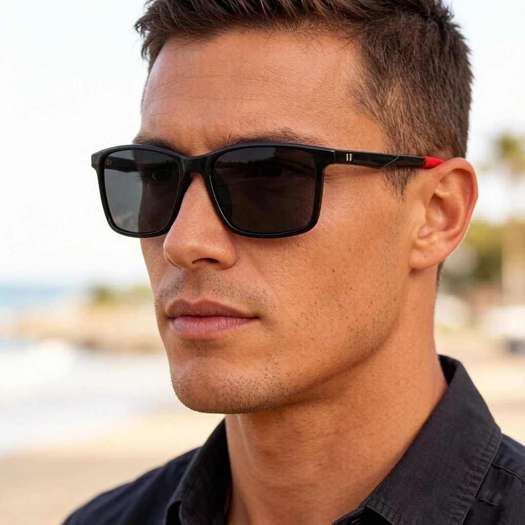 Photochrome progressive multifokale Sport-Lesebrille mit Blaulichtfilter für Nah- und Fernsicht 6065 – Detail 1