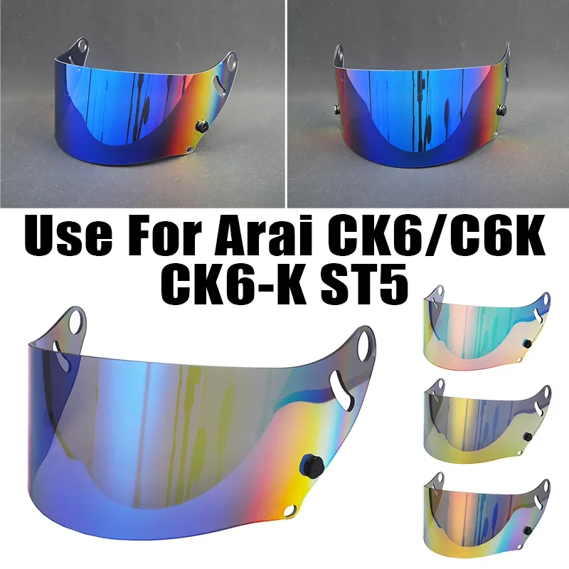 ST5 Motorcycle Replacement Helmet Visor for CK6/CK6S/CK6K/ST5 Motorcycle Shield Moto Accessories Uv Protected for arai