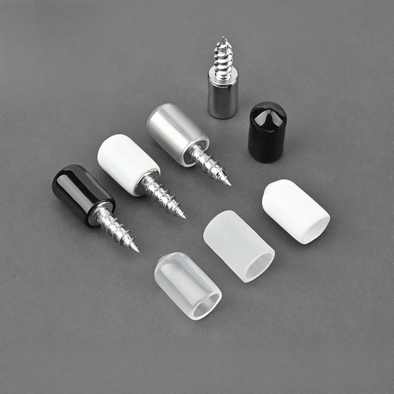 Integrated Self-Tapping Screws Shelf Support Cabinet Fixing Brackets Partition Pins Cabinet Glass Accessories Storage Rack Pins