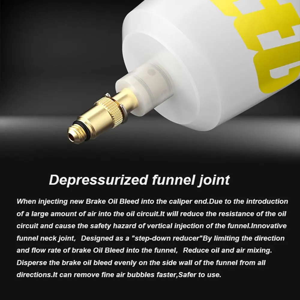 أداة إصلاح الفرامل ملء أداة مشتركة مكبح قرصي النفط تنزف عدة الفرامل أداة إصلاح الفرامل تنزف محولات مجموعة دراجة القرص الهيدروليكي #3