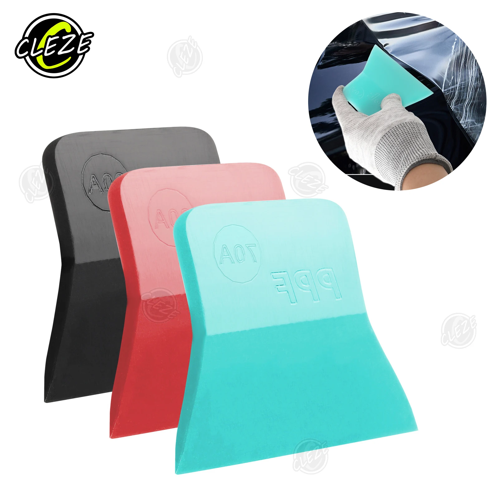 CLEZE 70A 80A 90A Durometer PP - Ppf Installer Tool Kit Squeegee review and price