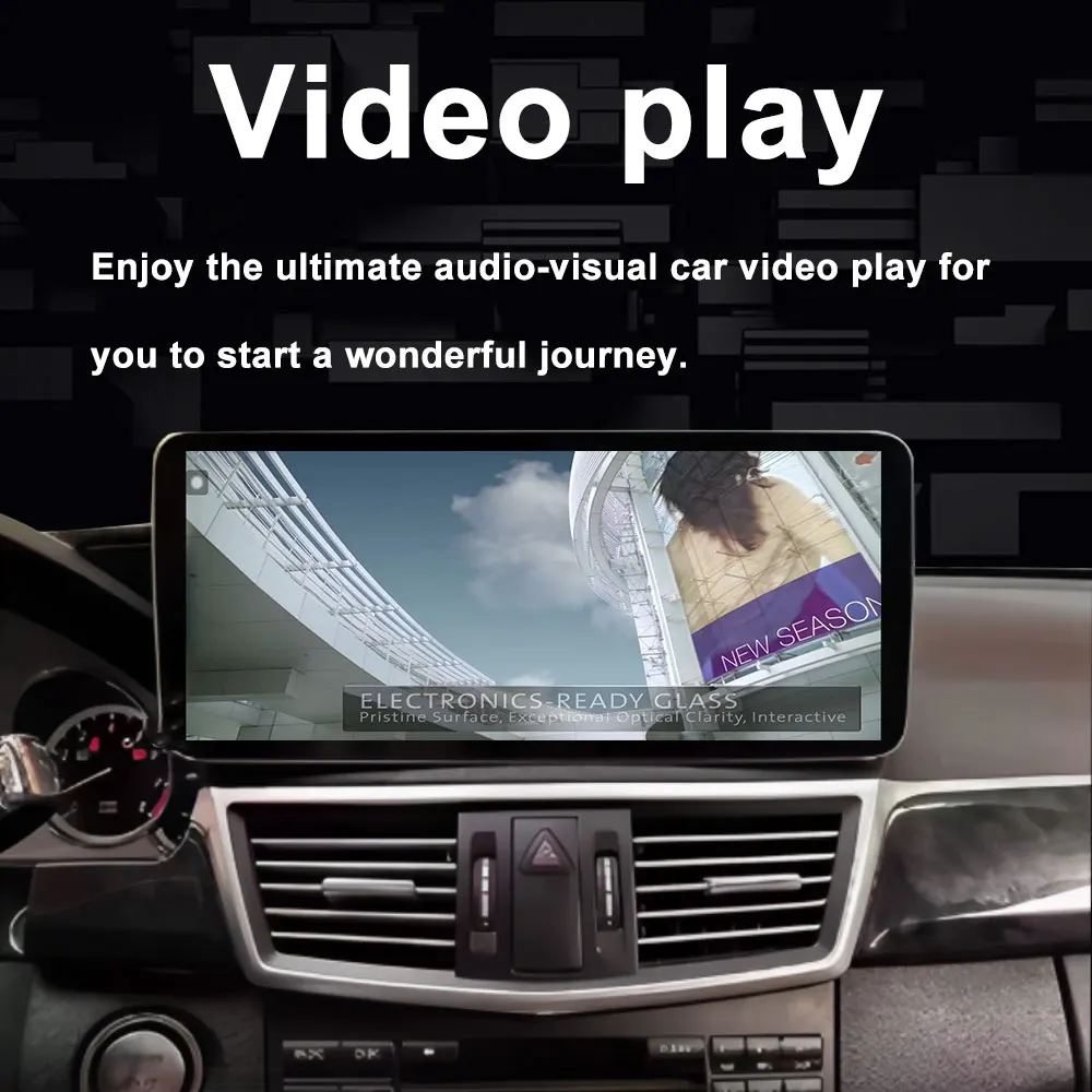 Android 16 GPS BT Für BENZ A-KLASSE CLA GLA W176 2012 - 2018 Kabelloses Carplay 4G Auto-Videoplayer QLED HD Bildschirm Autozubehör – Detail 16