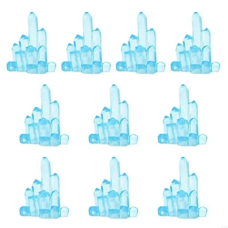 10pcs พิพิธภัณฑ์สัตว์น้ำเทียมมินิเซสเซนต์ขนาดเล็กภูมิทัศน์ภูมิทัศน์สำหรับถังปลา