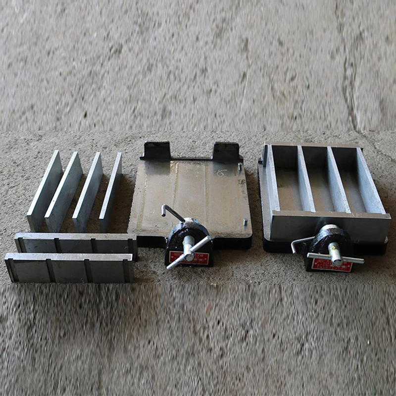 40x40x160mm Three Gang Cement Prism Mould Cement Mortar Casting Test