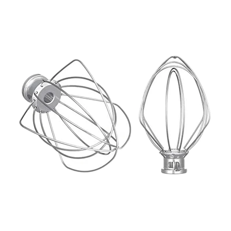 

ABMH-8 Pack Stainless Steel Wire Whip Mixer Attachment For Kitchenaid K45WW Flour Cake Balloon Whisk Egg Cream Stirrer