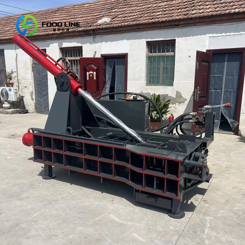 Customized Industrial Hydraulic Scrap Metal Baler, High-Pressure Compression Machine for Waste Metal Recycling Plants