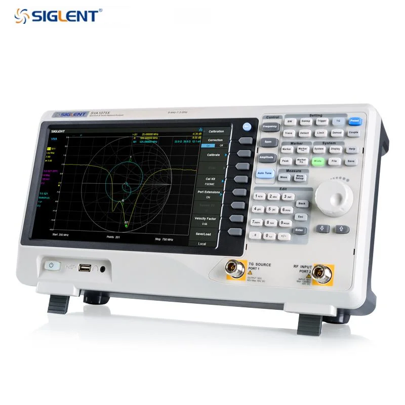 SIGLENT Touch Screen Display SVA1015X Digital Spectrum Analyzer 9kHz-1.5GHz Vector Network Analyzer High Precision FastAR