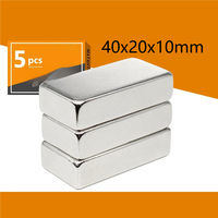 40x20x10mm Super Strong Square Magnet 40x20x10mm For Home Refrigerators, Offices DIY 40x20x10mm