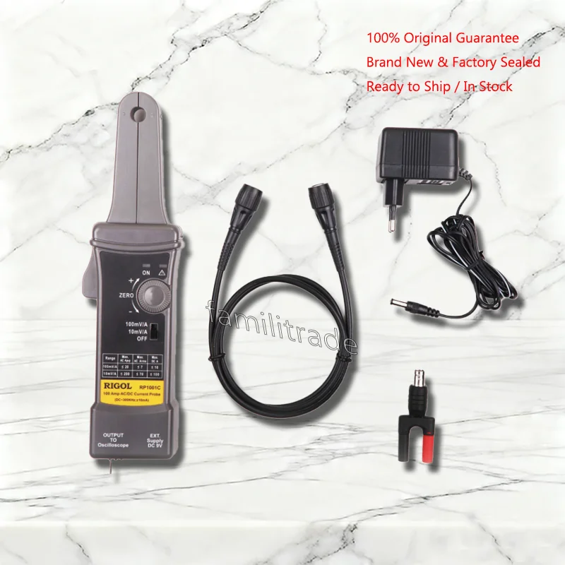 Current Probe Ac Dc 100A - 1PC NEW RIGOL RP1001C DC~300kHz 100A