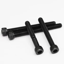 M3 M4*45/50/55/60/65/70 12.9 Grade Black Carbon Steel Full Half Thread DIN912 Cap Cup Allen Head Bolt Hex Hexagon Socket Screw