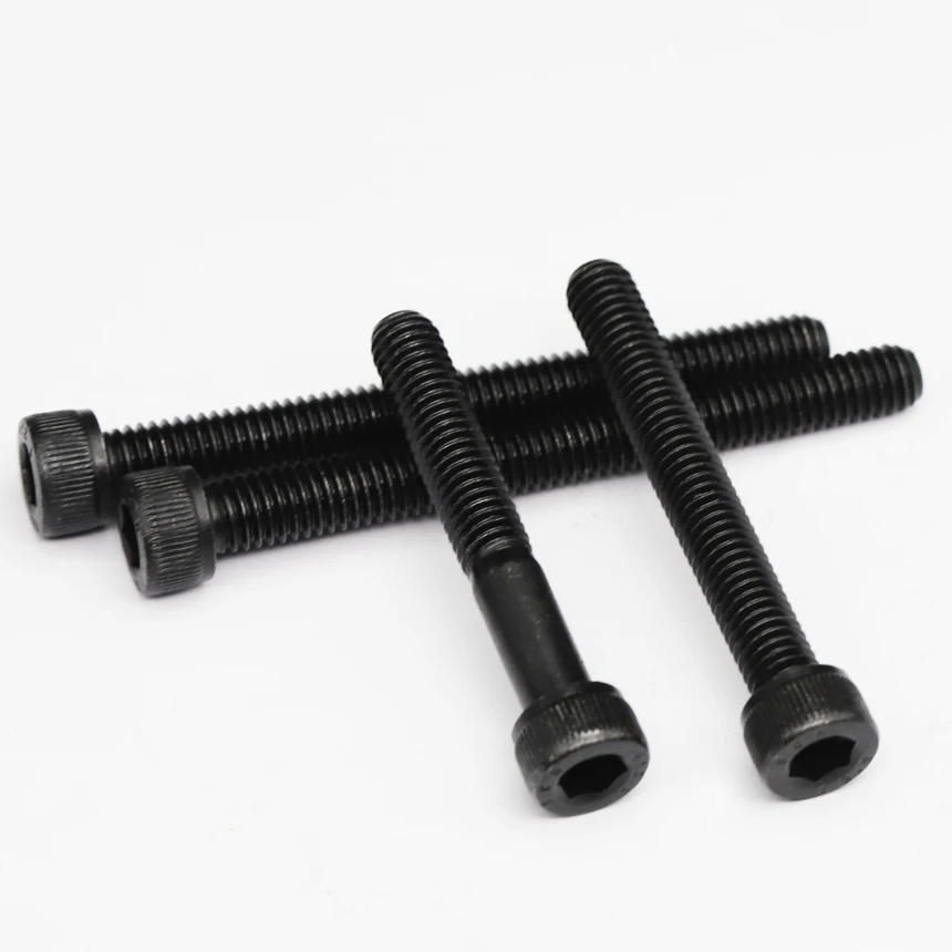M3 M4*45/50/55/60/65/70 12.9 Grade Black Carbon Steel Full Half Thread DIN912 Cap Cup Allen Head Bolt Hex Hexagon Socket Screw