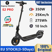 EU Stock Original Ninebot by Segway E2 PRO Electric Scooter 350W Power 25km/h Speed 40KM Long Range Kickscooter