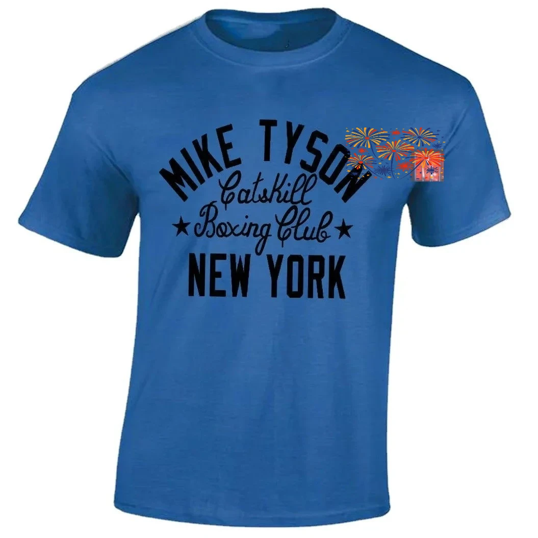 Mike Tyson Men's T-Shirt Boxing  Design Iron Gym Training Cotton O-Neck Short Sleeve T Shirt New Size S-3XL