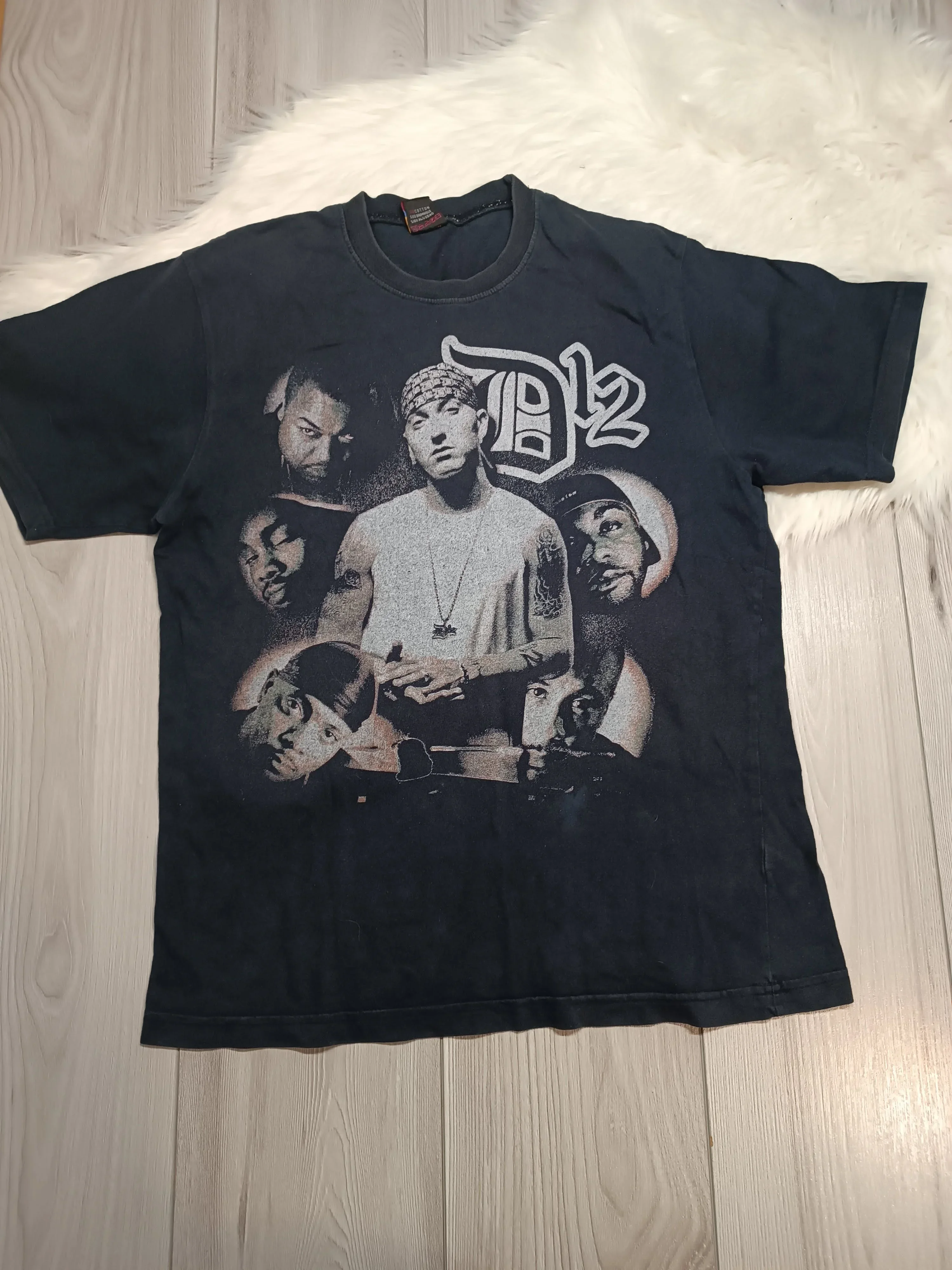 Vintage 2000 D12 Detroit Eminem Rap Band T-shirt