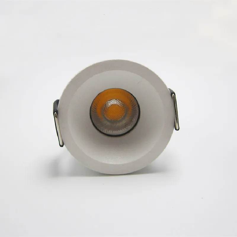 Recessed Dimmable LED Anti-Glare Downlight 3W 5W Ceiling COB SpotLighting AC85-265V LED All over the sky star Indoor lighting