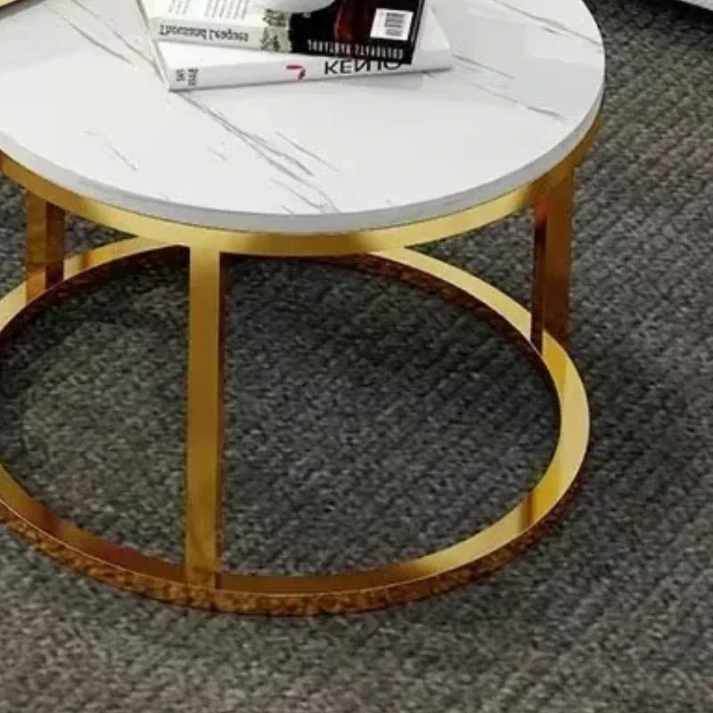 Modern Living Room Coffee Table, White Low Entryway Table, Aninhamento Design, varanda e quarto, mobiliário nórdico