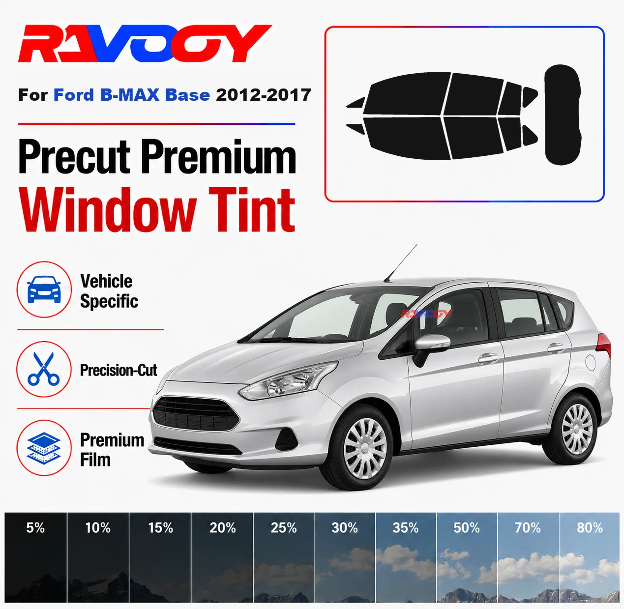 premium-precut-window-tint-kit-front-rear-windows-rear-windshield-for-ford-b-max-base-2012-2017-complete-set-nano-ceramic-film