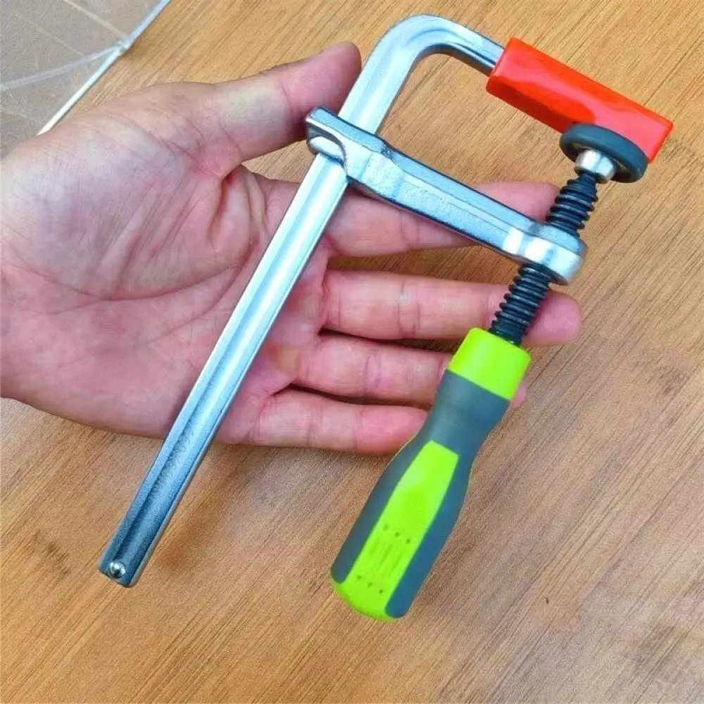 Chrome Vanadium Steel Ratchet Track Clamp F Clip Woodworking Fixing Tool Quick Release Hand Clamp For Laidomi Wood