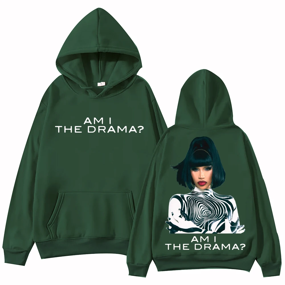 Cardi B Little Miss Drama Tour 2026 Hoodie Harajuku Hip Hop Pullover Tops Sweatshirt Gift