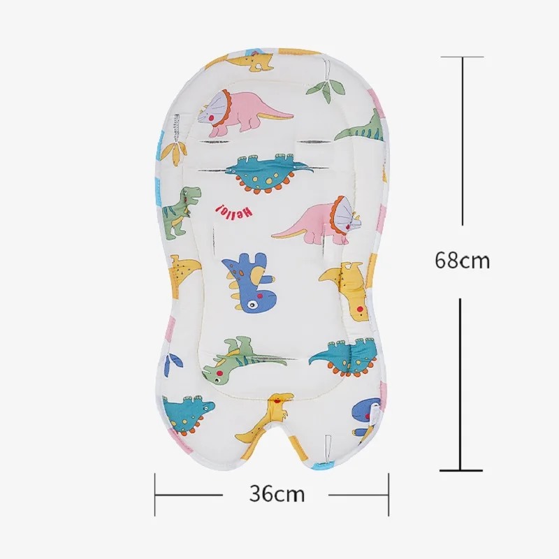 Baby Stroller Seat Cushion Kids Cotton Seat Pad Breathable Prams Mat Pushchair Soft Mattress Infant Pad Stroller Accessorie