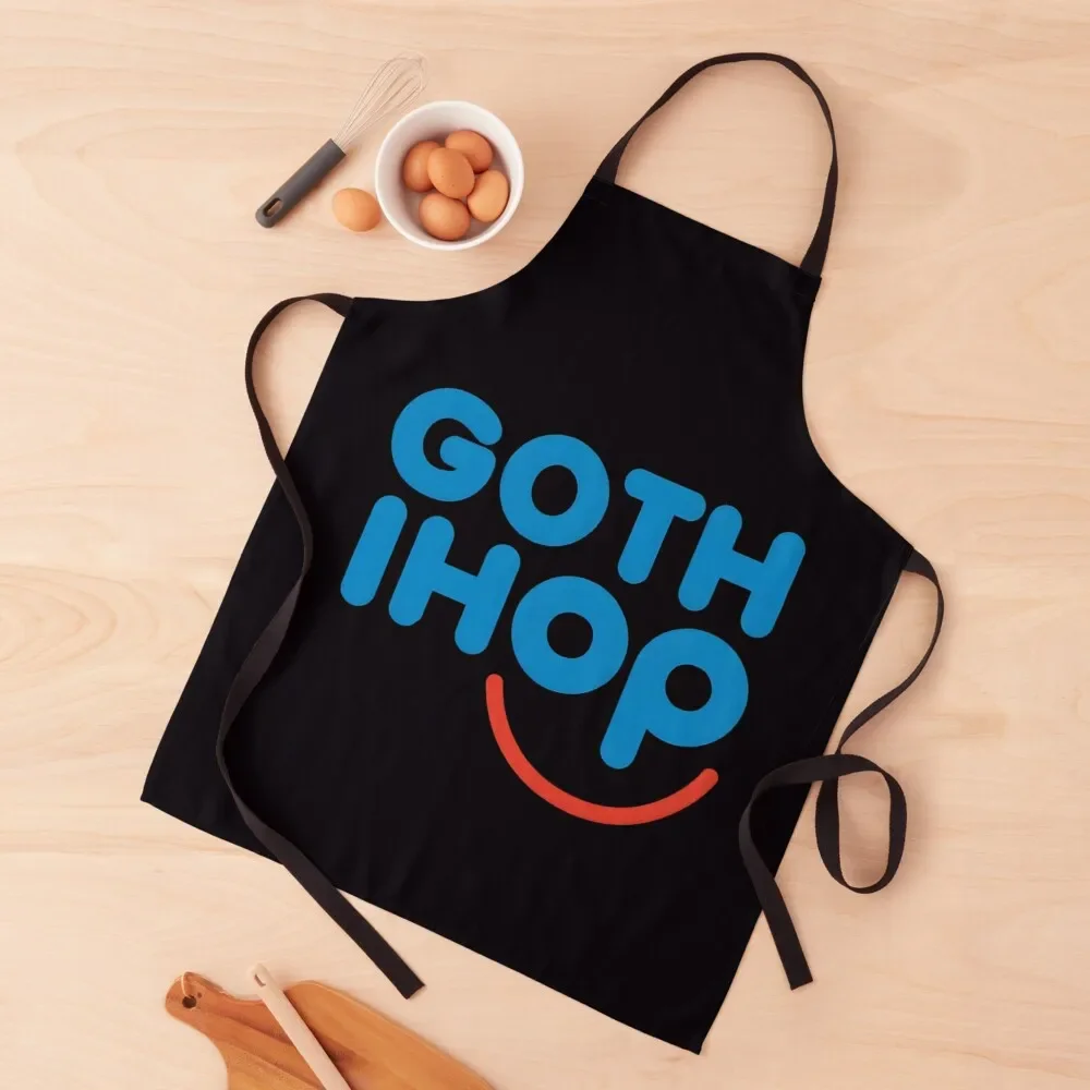 

Goth Ihop \t \t\t Apron Things For Kitchen New year's Kitchenware Bib For Kitchen Apron