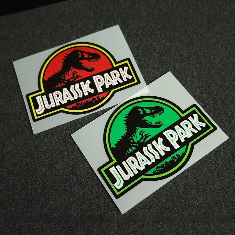 

Jurassic Park Dinosaur Creative Car Sticker PVC Personalized Car Waterproof Bumper Window Sticker Cover Scratches 13cm * 10cm