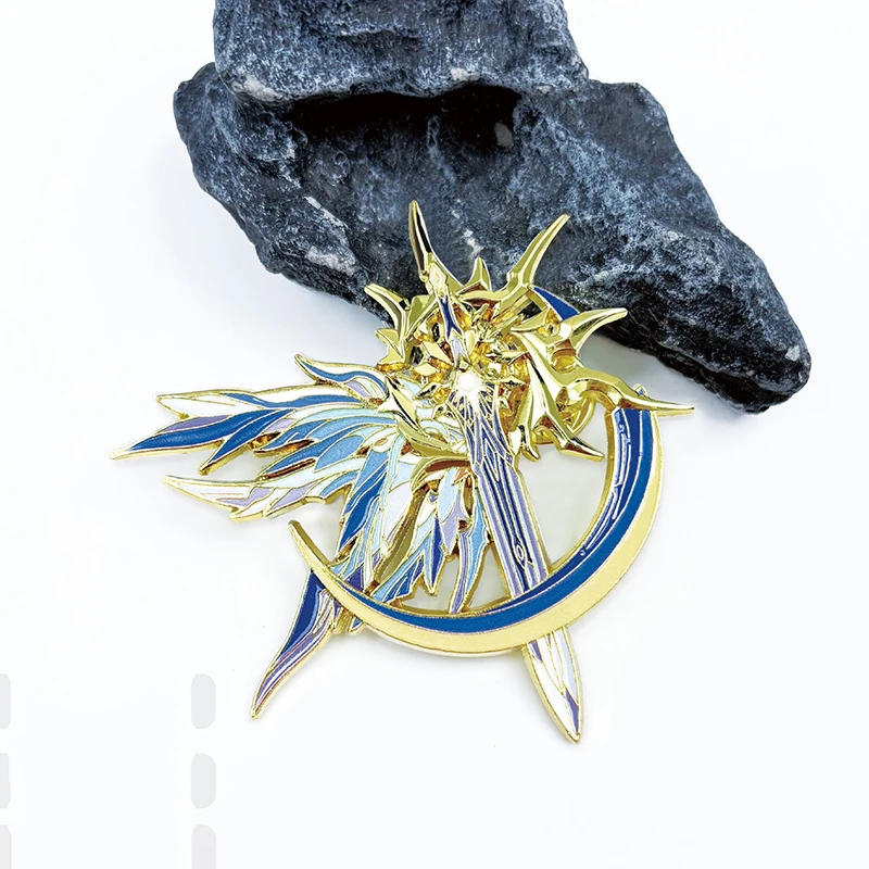 لعبة هونكاي: ستار السكك الحديدية Phainon تأثيري بروش نحو الفجر شارة معدنية ظهره الملابس الصدار دبابيس مجوهرات اكسسوارات #4