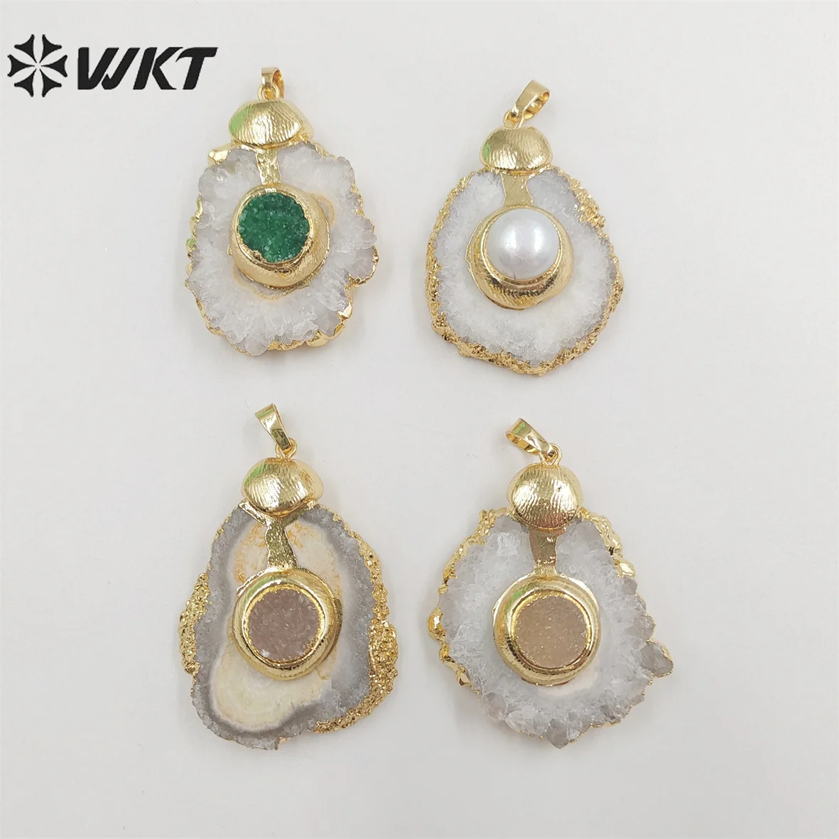 WT-P1852  WKT 2022 Fashion Sale Stellatite Pendant For Birthday Gold-Plate Pendant Retro Style Trend Jewelry Gift Women Pendant