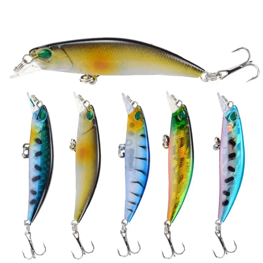 2025 New 6.5CM 5G Laser Fishing Lure Hooks Fish Wobbler Tackle Carbon Steel Fishhooks Artificial Japan Hard Bait Swimbait Tools