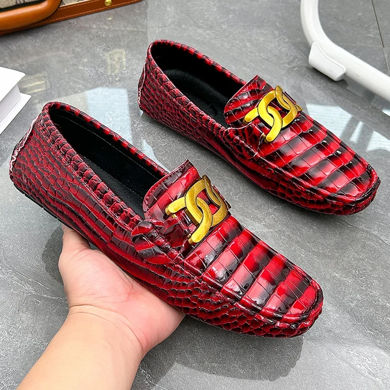 YRZL Loafers Shoes Men Loafers Shoes 2024 Summer Fashion Shoes Men High Quality PU Leather Man Classic Comfy Casual Men Loafers