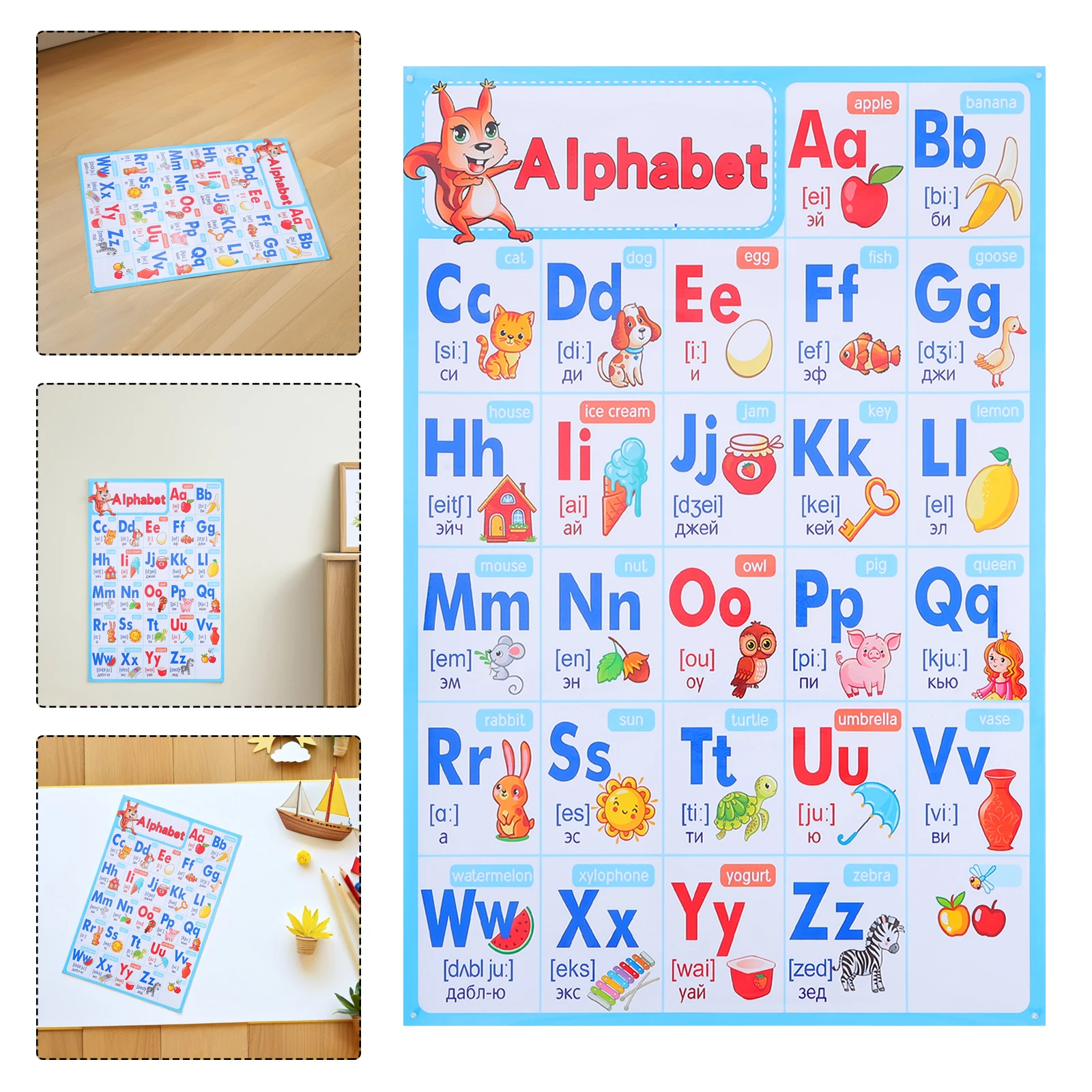 Abc Posters For Preschool Classroom Alphabet Poster Chart Toddler Early Education  Learning Wall Decor For Nursery Homeschool