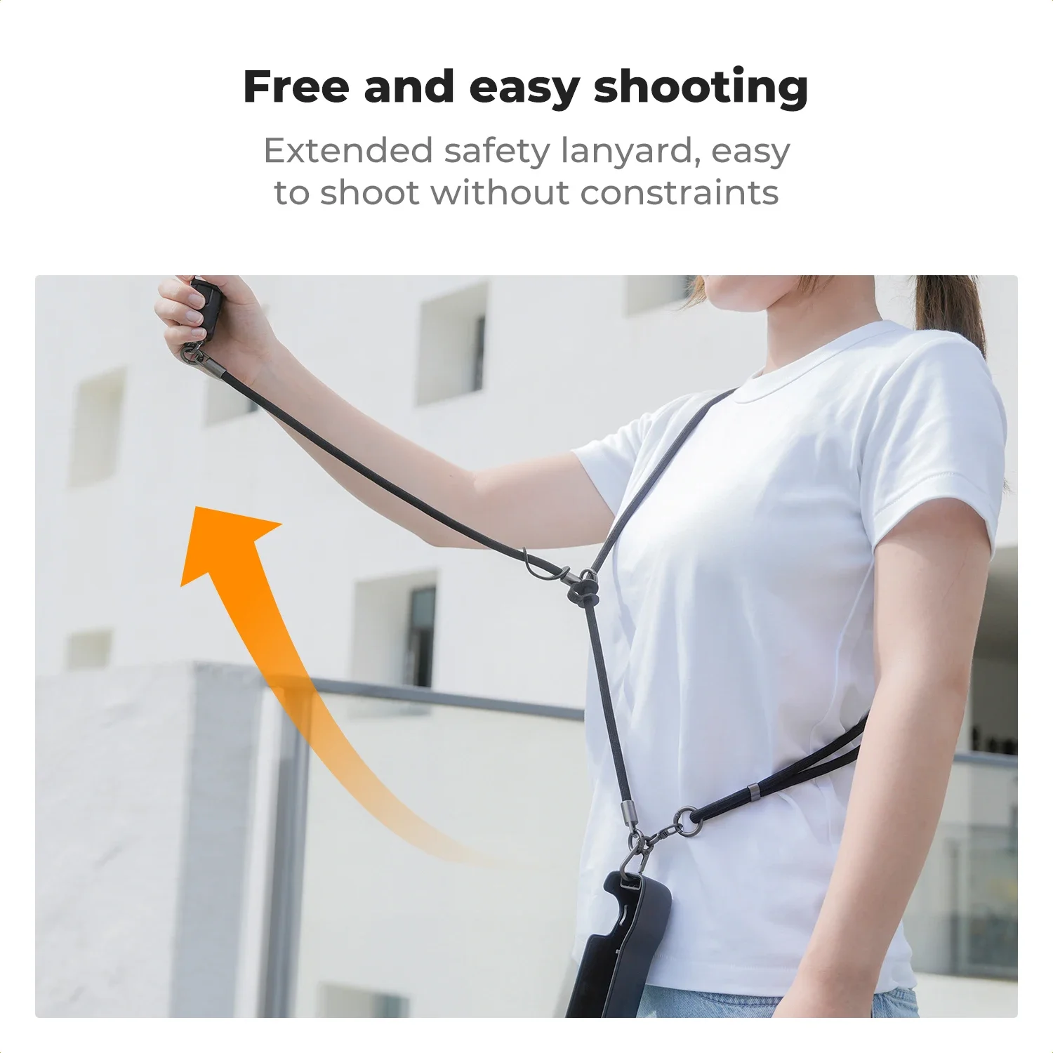 K&F Concept Black Shoulder Strap for DJI OSMO Pocket 3