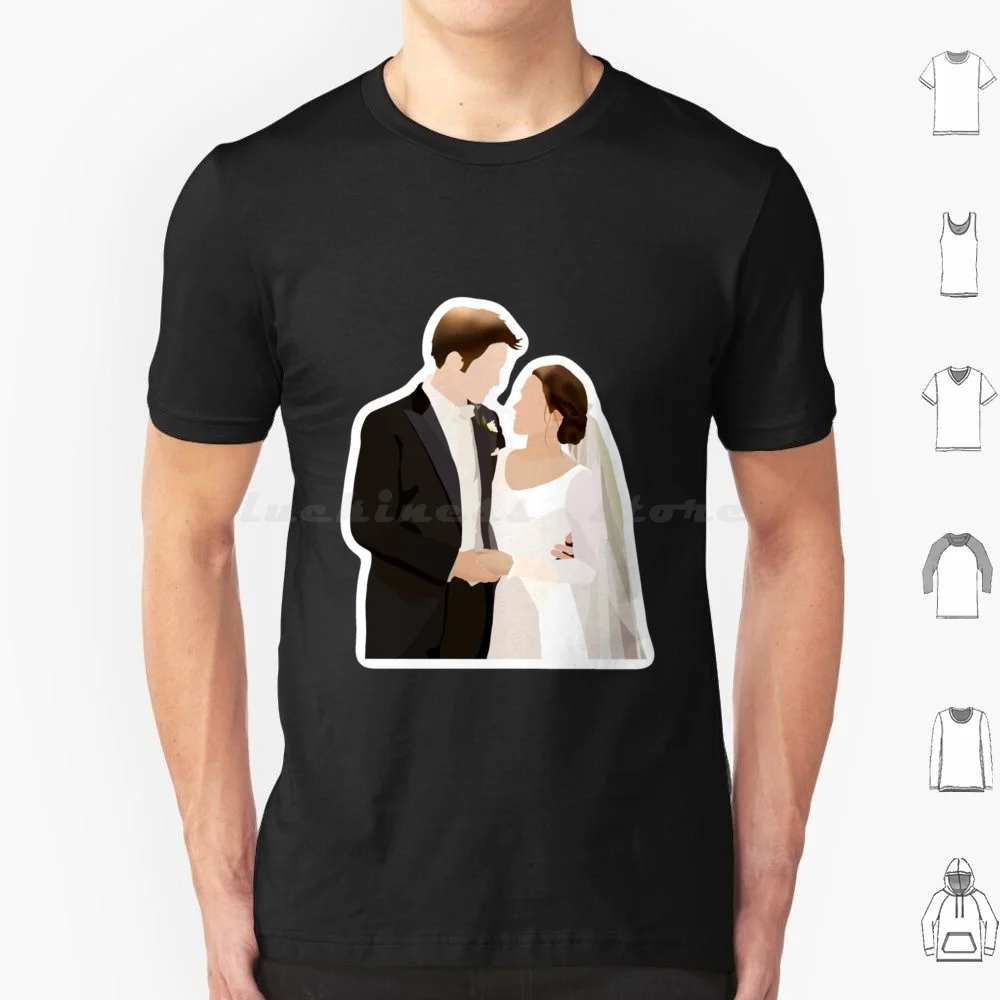 The Cullens Wedding Vector Drawing T Shirt Cotton Men Women DIY Print Twilight Edward Cullen Bella Swan New Moon Robert