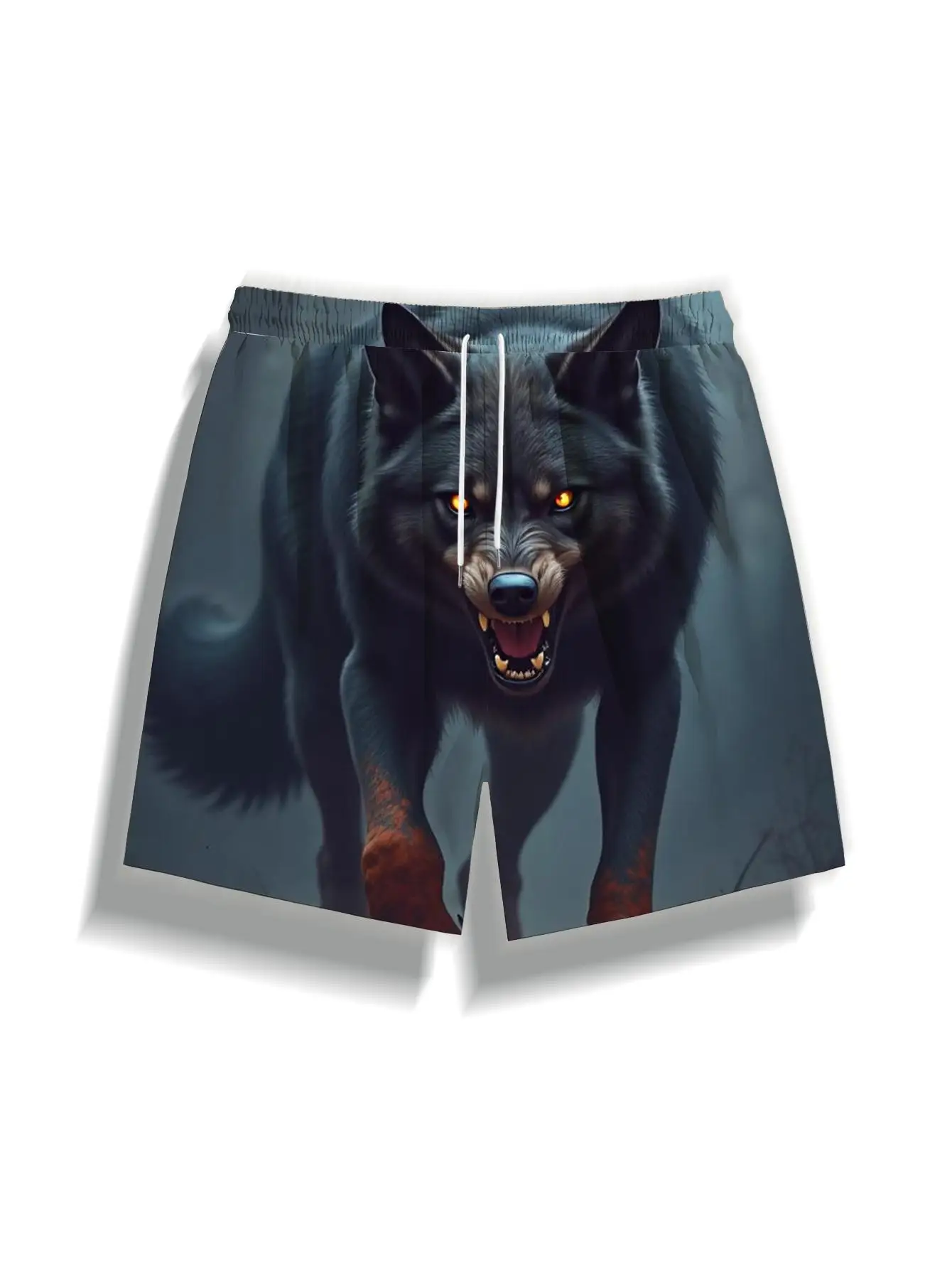 1pcs Men's Short swim trunks2026 Summer 3D Printed Short sleeve Quick drying Polyester running Breathable