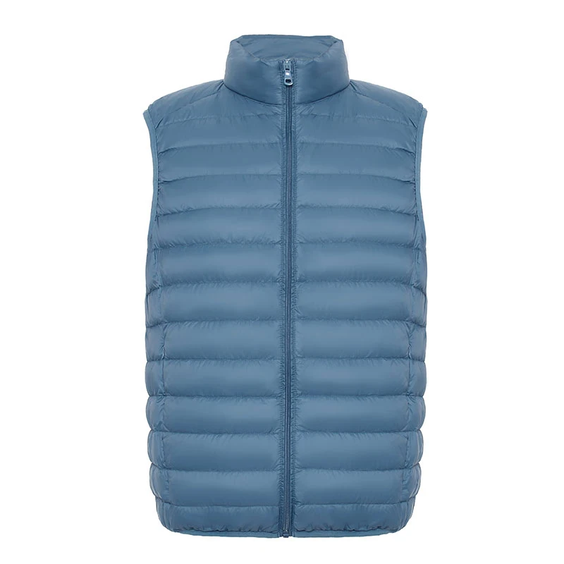 90% Down Men Sleeveless Warm Vest Ultra Light Down Vest Man Winter Solid Sleeveless Jacket Men\'s Lightweight Waterproof Vests