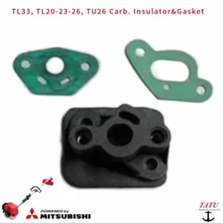 TU26 CARBURETOR INSULATOR FOR MITSUBISHI TL26 TL33 TB26 TU/TB33 26CC 36CC RUBBER BOOT HOLDER CARB ADPTER AIR INTAKE MANIFOLD