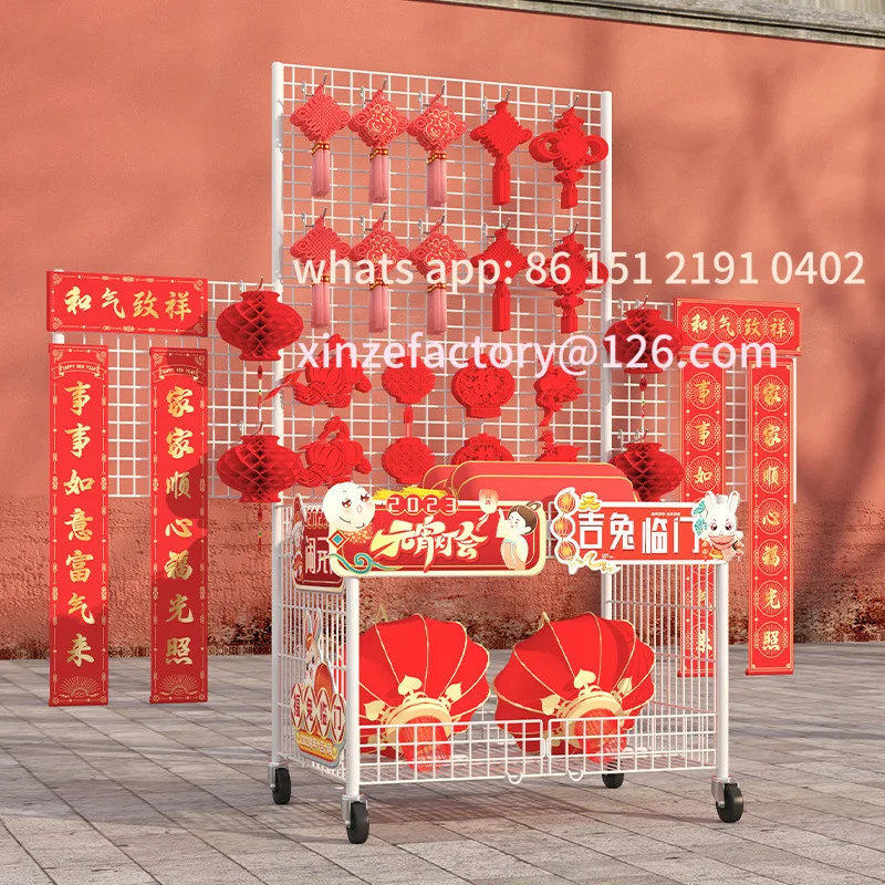 Customizable Foldable Stall Cart Shelf Night Market Stall Snack Cart Mobile Sushi Sausage Promotion Cart