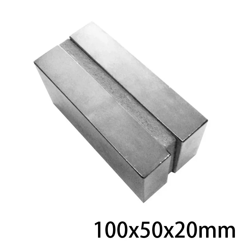 100x50x20 Thick Quadrate Magnets 100mm X 50mm X20mm For Home Refrigerators, Offices DIY 100x50x20mm Powerful Magnet 100*50*20