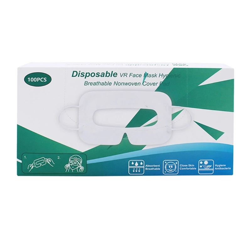 Improve Hygiene with 100pcs Disposable White Face Covers for Meta Quest 3 Use Drop shipping