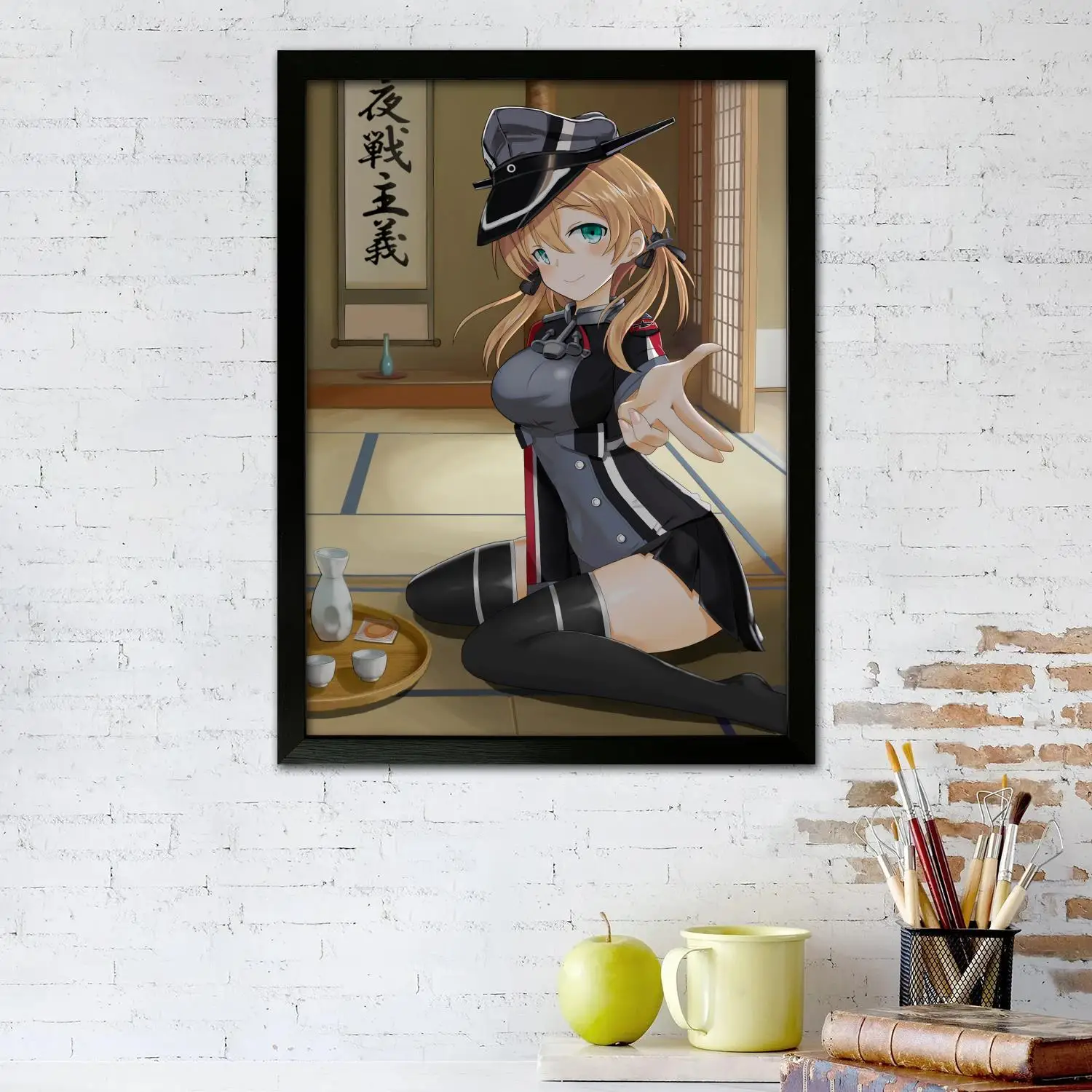 prinz eugen cartoon Canvas Art Poster and Wall Art, Picture Print, Modern Family, Bedroom Decor, Posters,Decorative painting